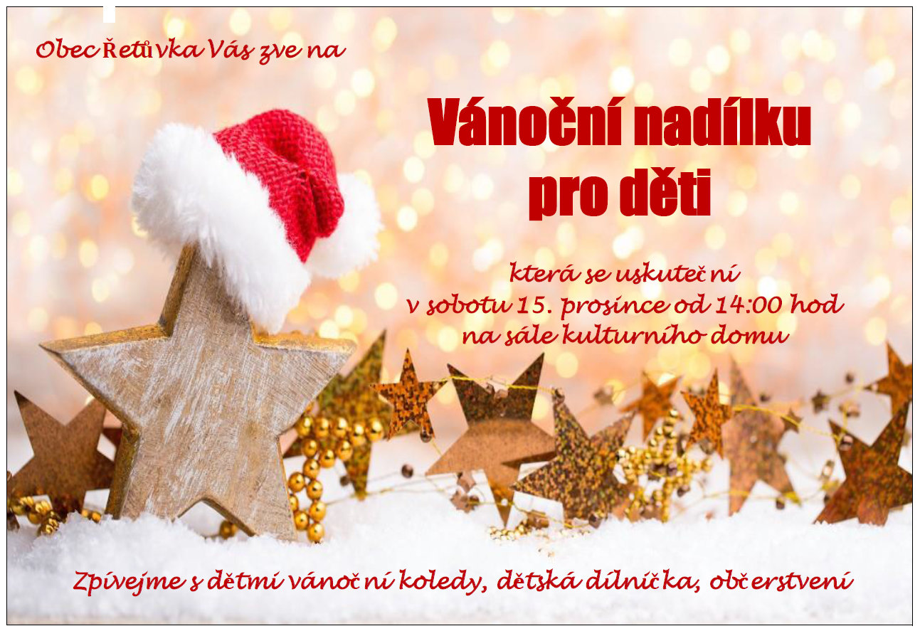 vanocni nadilka pro deti 2018