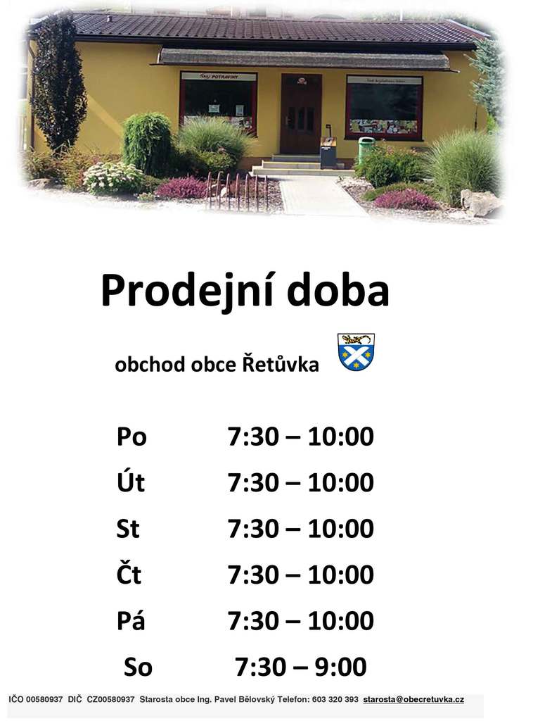 Prodejní doba 2