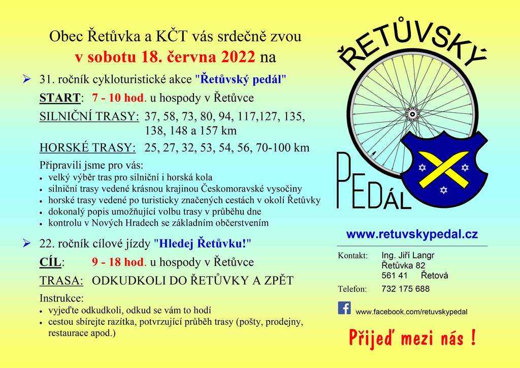 Retuvsky pedal plakatA4 2022