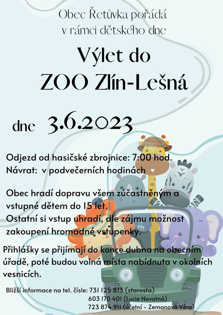 výlet zoo zlín