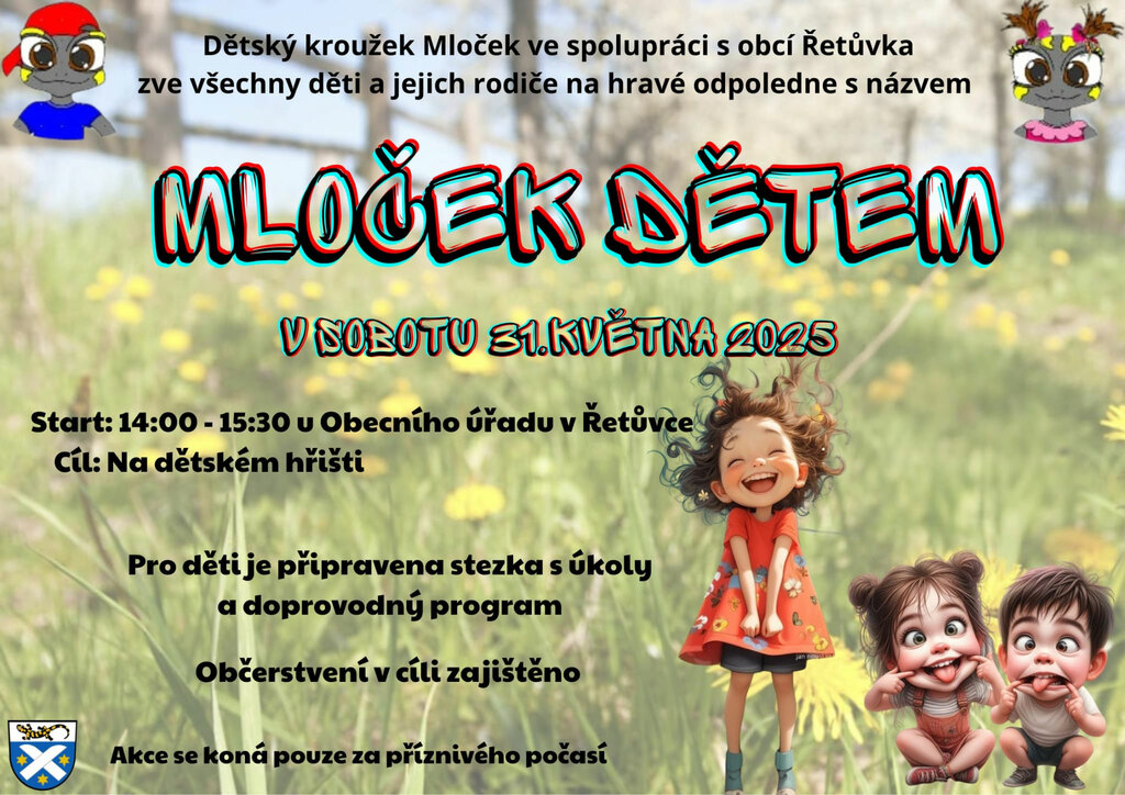 mloček dětem 2025